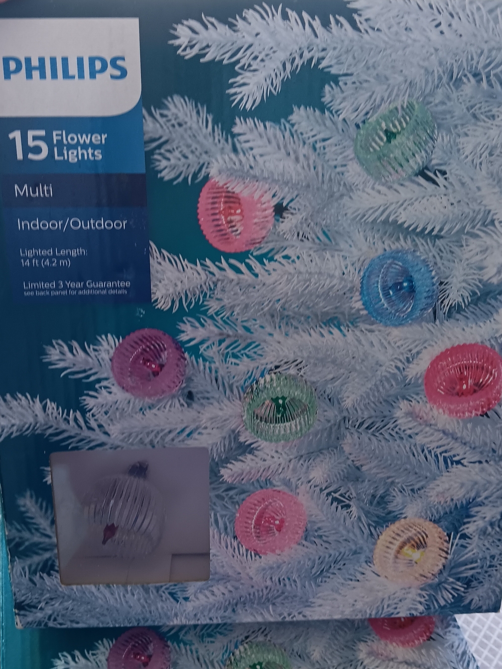 Philips Multi-Color Flower String Lights - Pastels, Two Boxes, New, Never Out..